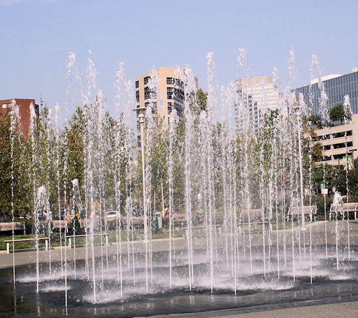 Thiết kế đài phun nước sân vườn âm sàn