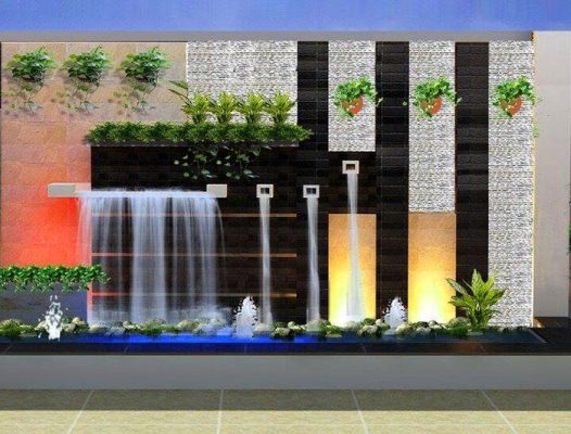 Dịch vụ thi công thác nước hiện đại đẹp, chất lượng