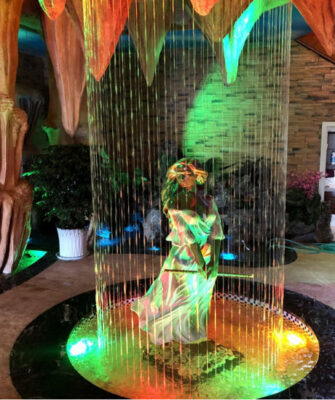 thiết kế màn nước nghệ thuật