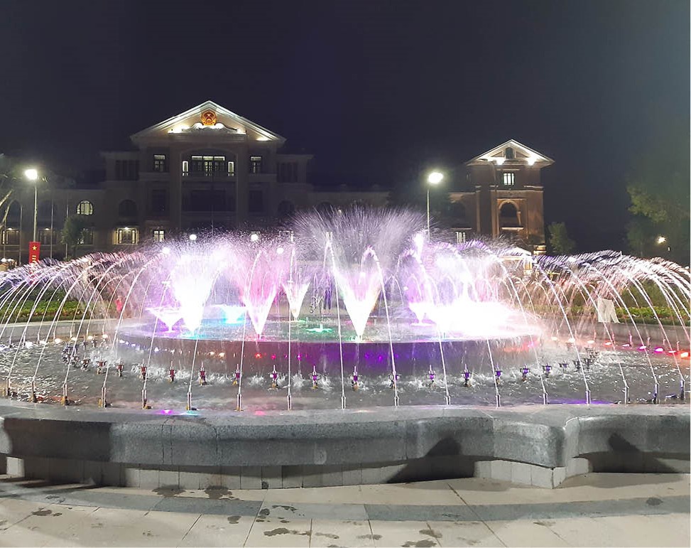 thi công đài phun nước