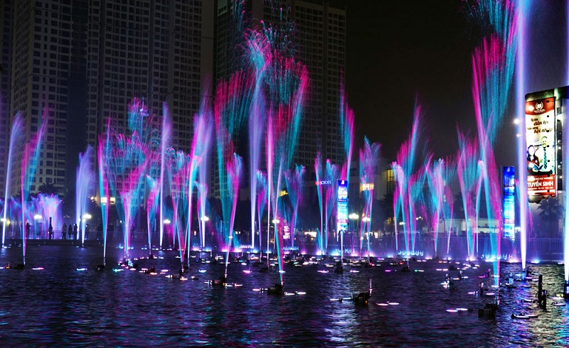 chi phí thi công nhạc nước