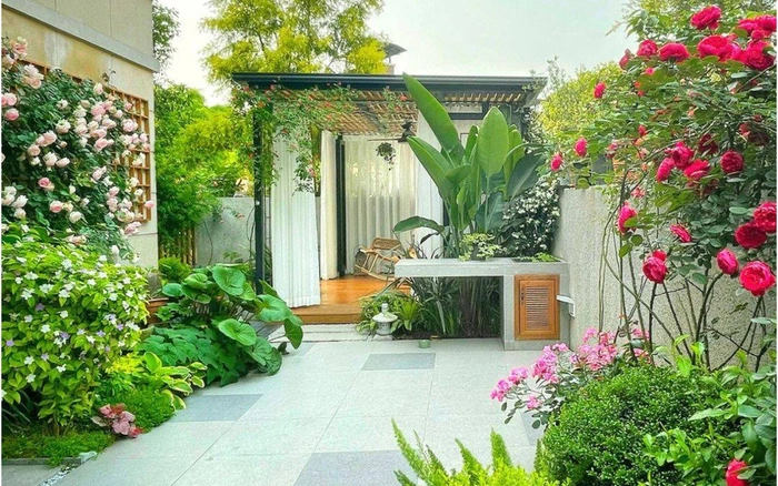 sân vườn nhỏ xinh